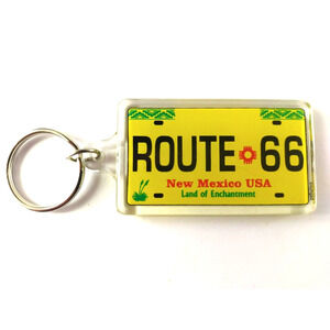 Route 66 New Mexico Land Of Enchantment Keychain